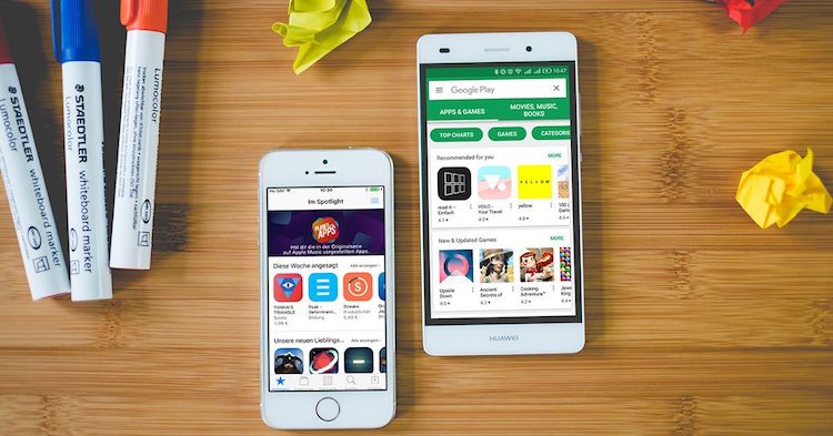 iOS App Store vs. Google Play Store