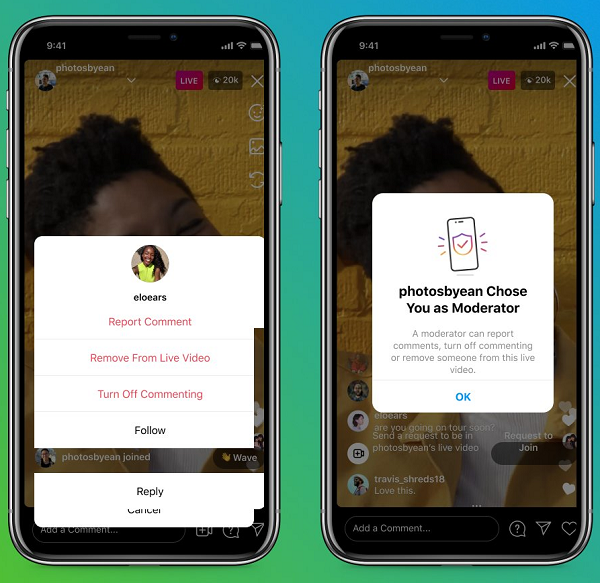 
Instagram adds moderation for livestreams
