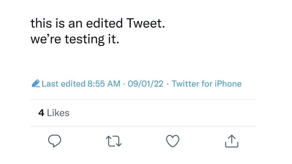 Twitter is testing tweet editing