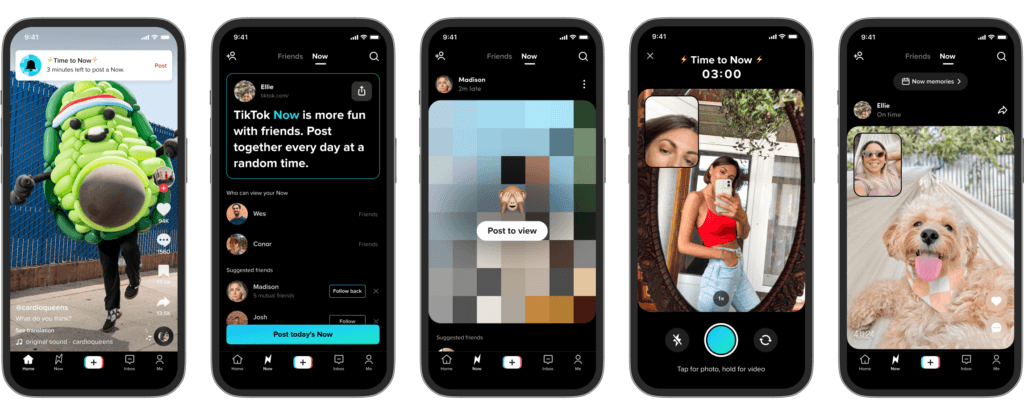 TikTok copies BeReal with selfie sharing feature